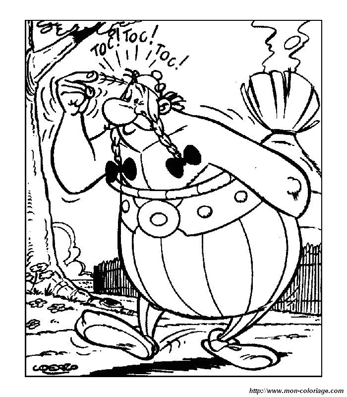 Coloring page: Asterix and Obelix (Cartoons) #24391 - Free Printable Coloring Pages