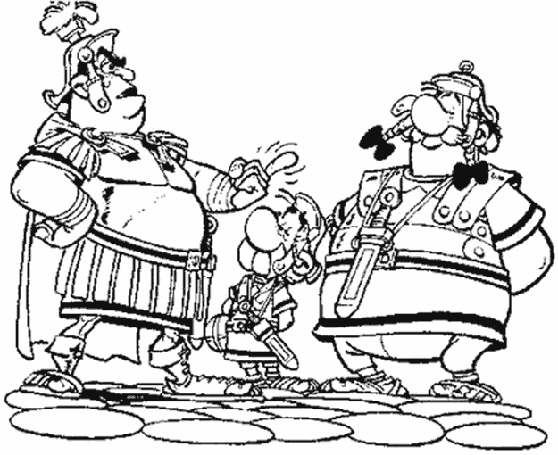 Coloring page: Asterix and Obelix (Cartoons) #24400 - Free Printable Coloring Pages
