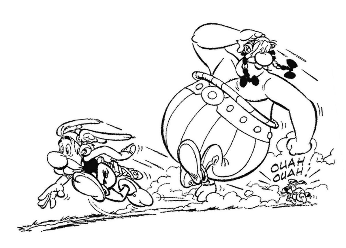 Coloring page: Asterix and Obelix (Cartoons) #24401 - Free Printable Coloring Pages