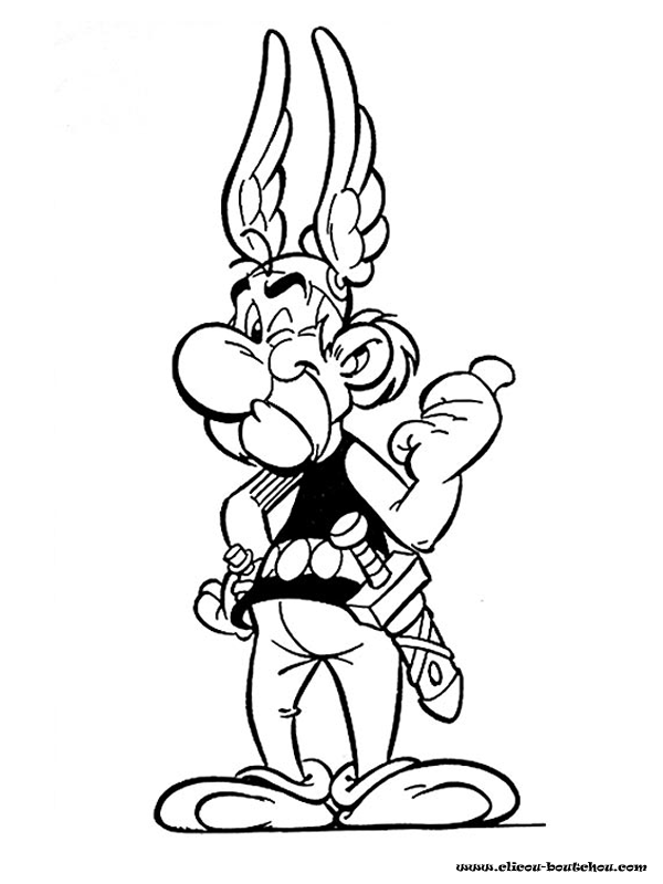Coloring page: Asterix and Obelix (Cartoons) #24412 - Free Printable Coloring Pages