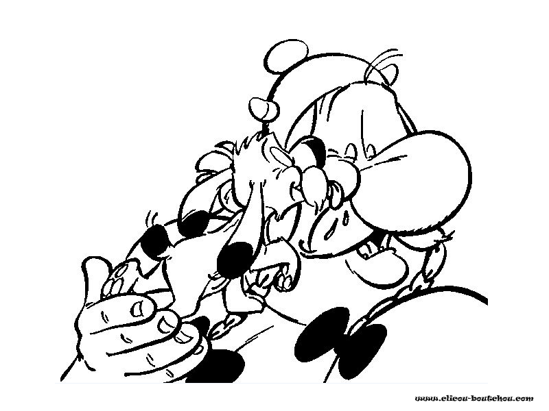 Coloring page: Asterix and Obelix (Cartoons) #24414 - Free Printable Coloring Pages