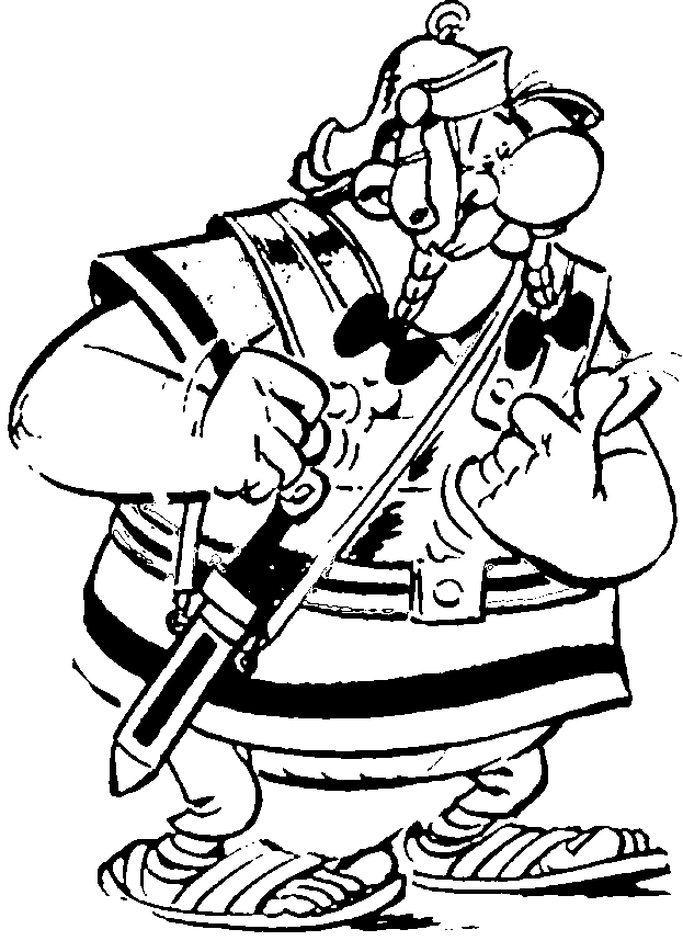 Coloring page: Asterix and Obelix (Cartoons) #24415 - Free Printable Coloring Pages