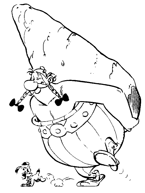Coloring page: Asterix and Obelix (Cartoons) #24418 - Free Printable Coloring Pages