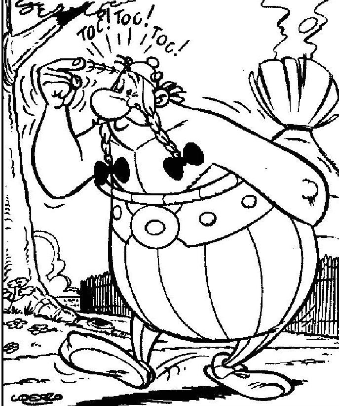 Drawing Asterix and Obelix #24427 (Cartoons) – Printable coloring pages