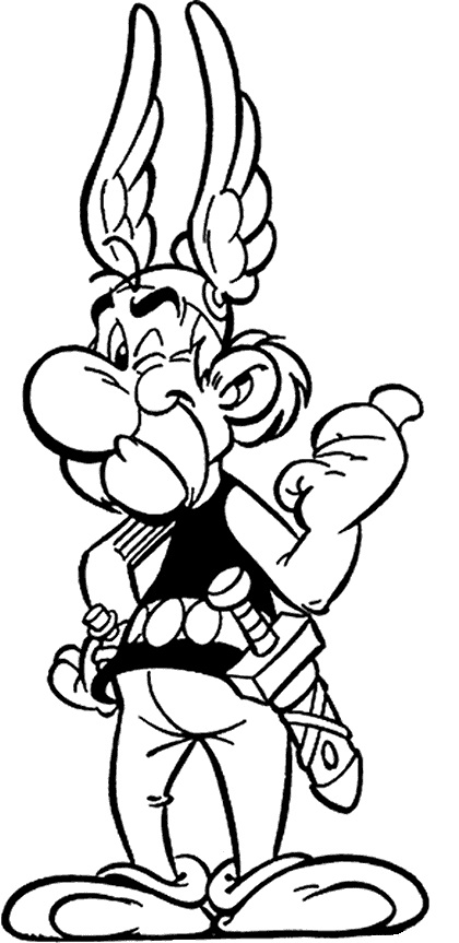 Coloring page: Asterix and Obelix (Cartoons) #24433 - Free Printable Coloring Pages