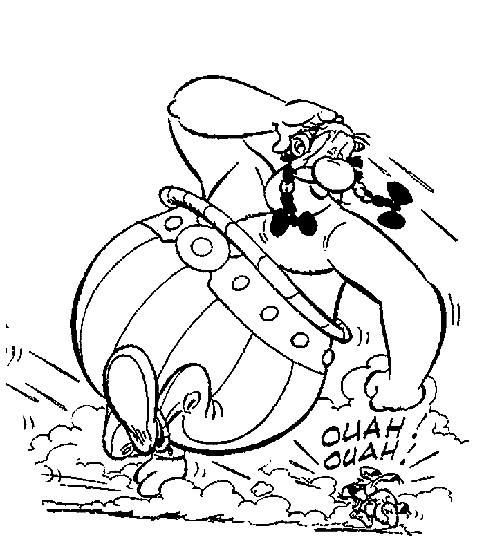 Coloring page: Asterix and Obelix (Cartoons) #24442 - Free Printable Coloring Pages