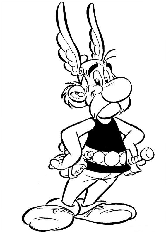 Coloring page: Asterix and Obelix (Cartoons) #24451 - Free Printable Coloring Pages