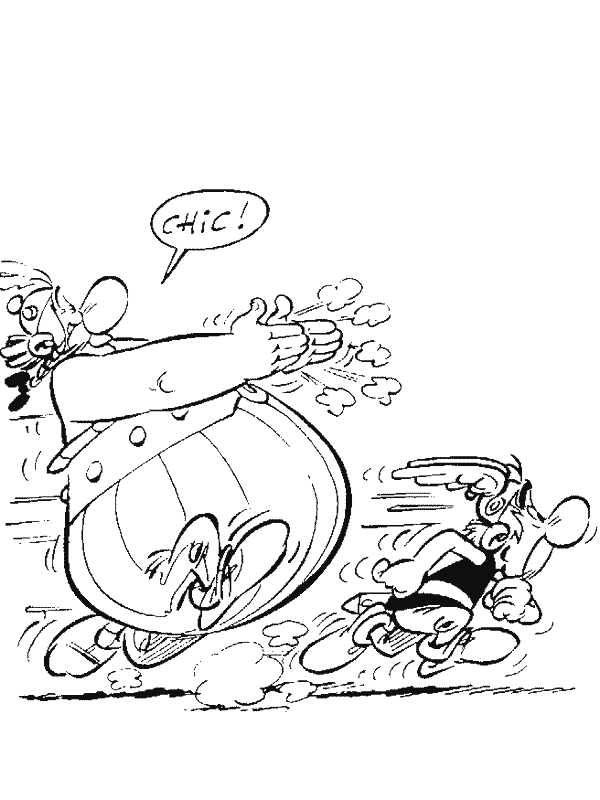 Coloring page: Asterix and Obelix (Cartoons) #24456 - Free Printable Coloring Pages