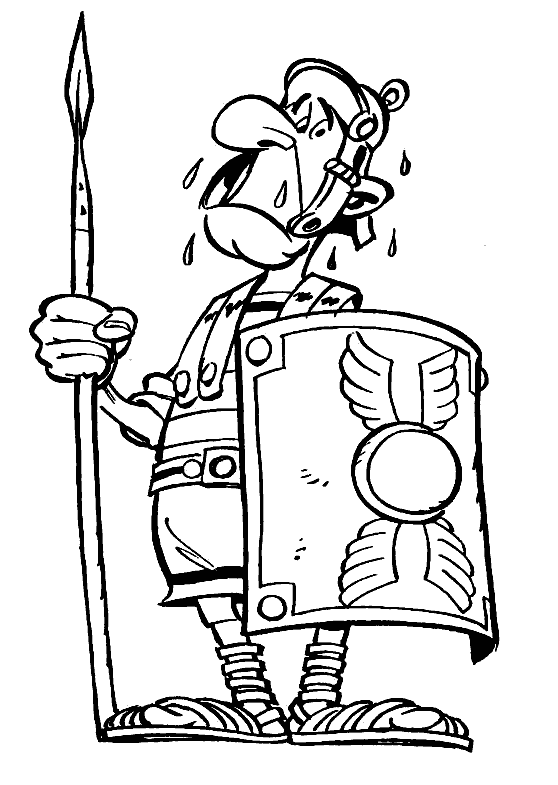 Coloring page: Asterix and Obelix (Cartoons) #24469 - Free Printable Coloring Pages