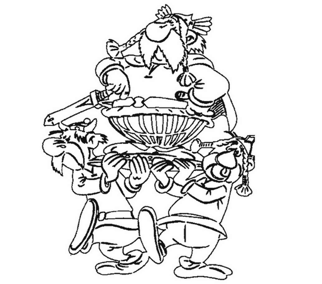 Coloring page: Asterix and Obelix (Cartoons) #24477 - Free Printable Coloring Pages