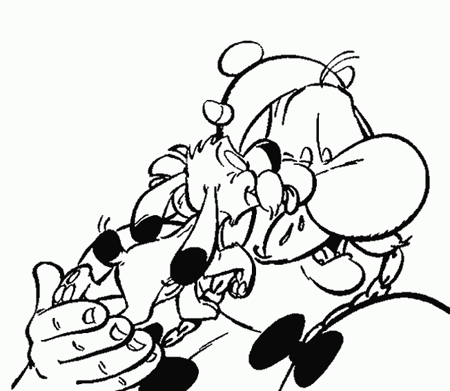 Coloring page: Asterix and Obelix (Cartoons) #24489 - Free Printable Coloring Pages