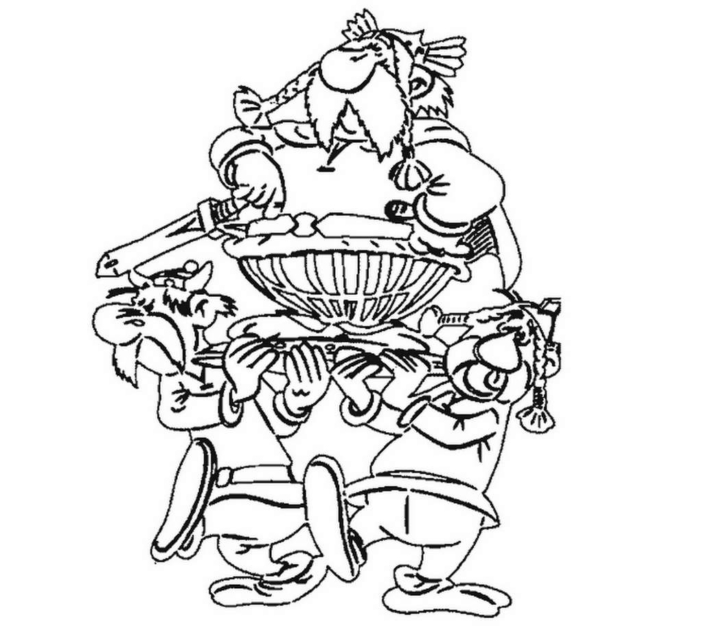 Coloring page: Asterix and Obelix (Cartoons) #24515 - Free Printable Coloring Pages