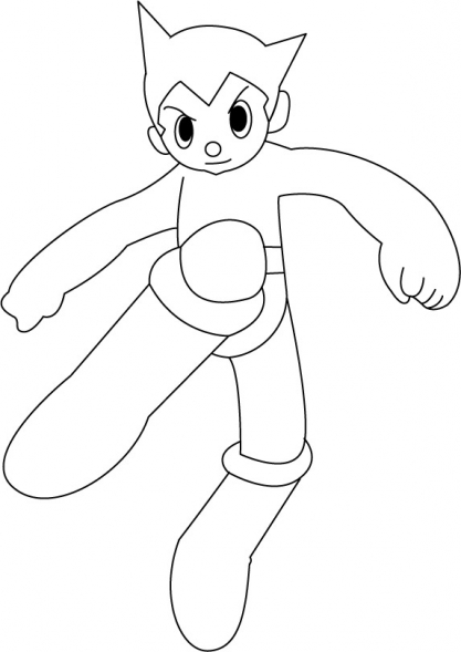 Coloring page: Astroboy (Cartoons) #45230 - Free Printable Coloring Pages