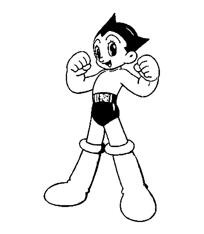 Coloring page: Astroboy (Cartoons) #45231 - Free Printable Coloring Pages