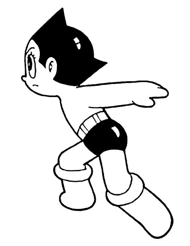 Coloring page: Astroboy (Cartoons) #45241 - Free Printable Coloring Pages