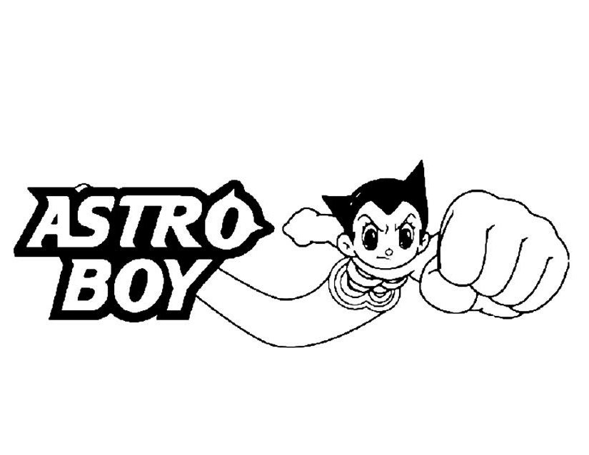 Coloring page: Astroboy (Cartoons) #45242 - Free Printable Coloring Pages