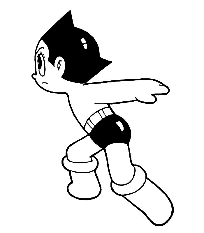 Coloring page: Astroboy (Cartoons) #45248 - Free Printable Coloring Pages