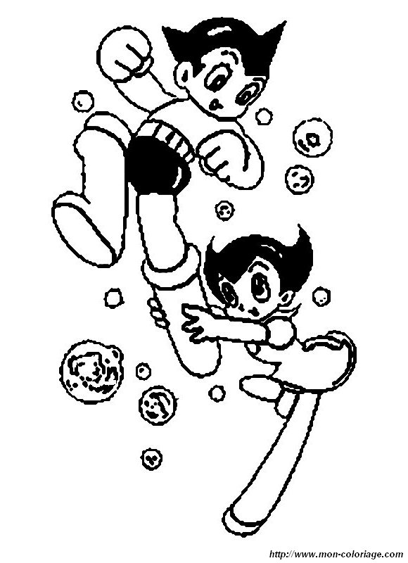 Coloring page: Astroboy (Cartoons) #45252 - Free Printable Coloring Pages