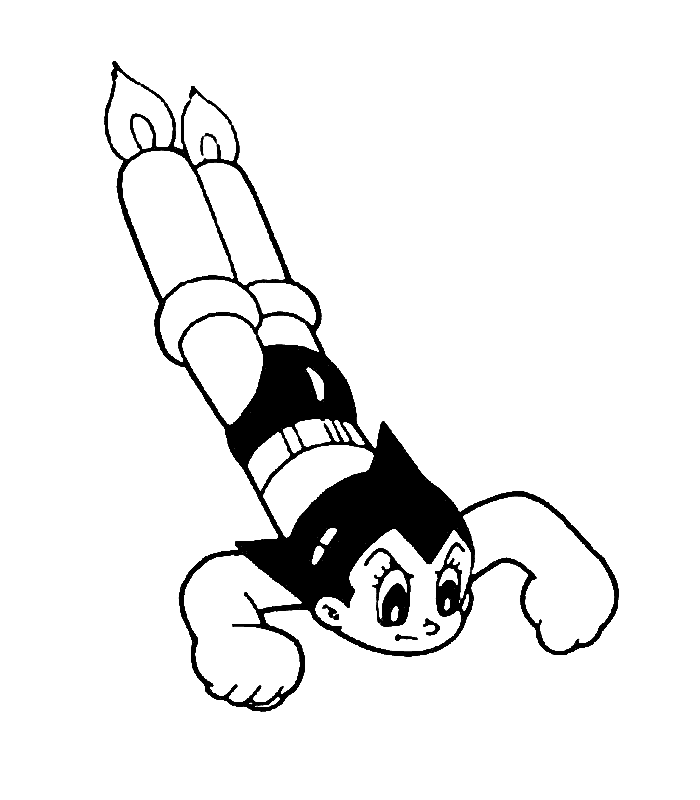 Coloring page: Astroboy (Cartoons) #45258 - Free Printable Coloring Pages