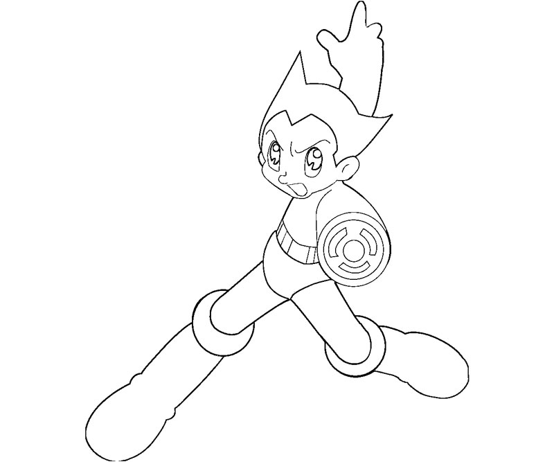 Coloring page: Astroboy (Cartoons) #45261 - Free Printable Coloring Pages