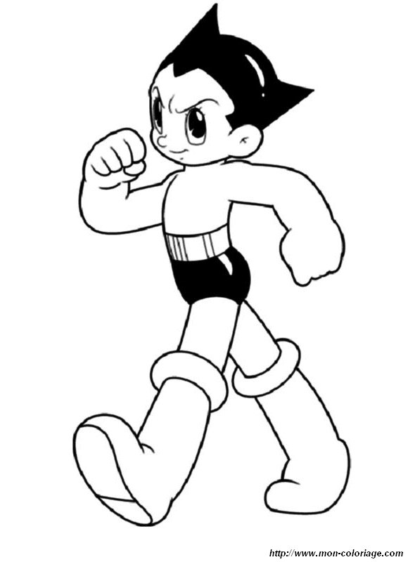 Coloring page: Astroboy (Cartoons) #45263 - Free Printable Coloring Pages