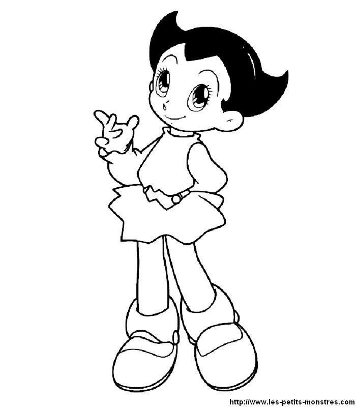 Coloring page: Astroboy (Cartoons) #45274 - Free Printable Coloring Pages