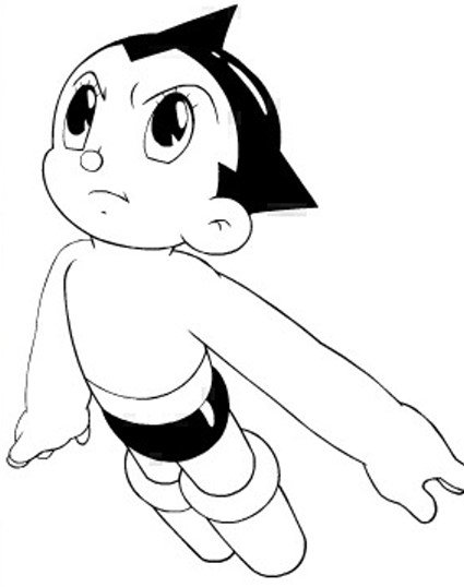 Coloring page: Astroboy (Cartoons) #45387 - Free Printable Coloring Pages