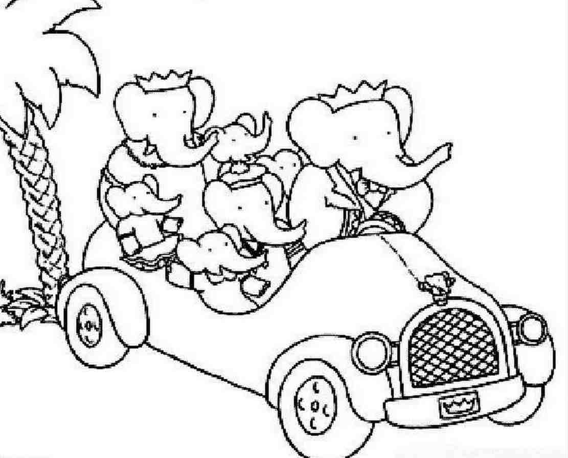 Coloring page: Babar (Cartoons) #27859 - Free Printable Coloring Pages