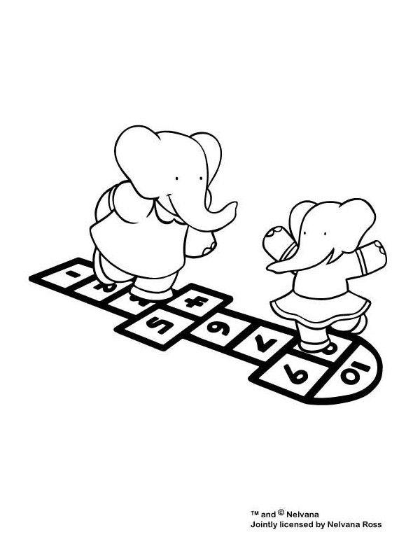 Coloring page: Babar (Cartoons) #27873 - Free Printable Coloring Pages