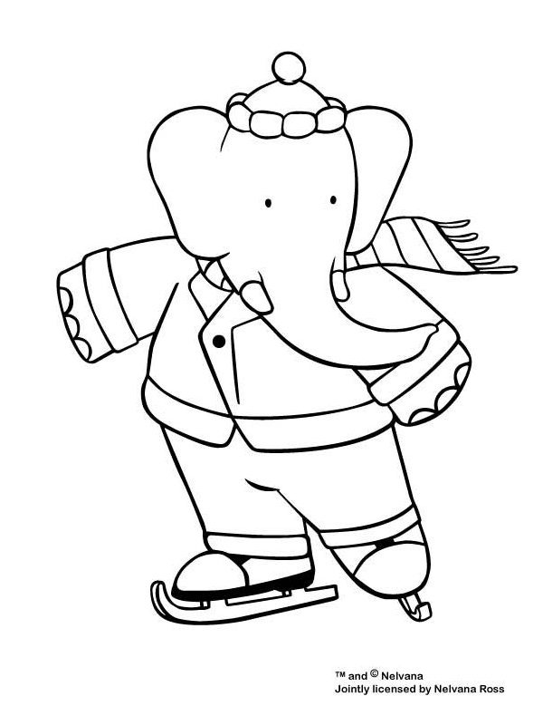 Coloring page: Babar (Cartoons) #27874 - Free Printable Coloring Pages