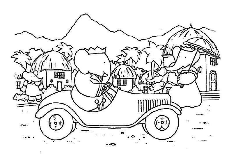 Coloring page: Babar (Cartoons) #27876 - Free Printable Coloring Pages