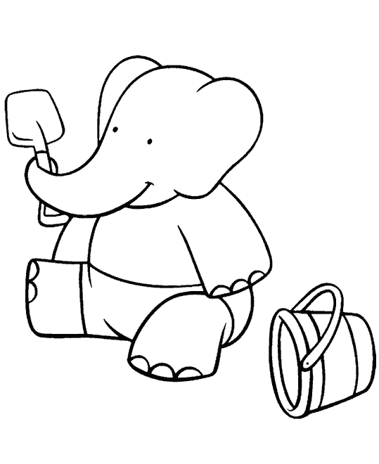 Coloring page: Babar (Cartoons) #27880 - Free Printable Coloring Pages