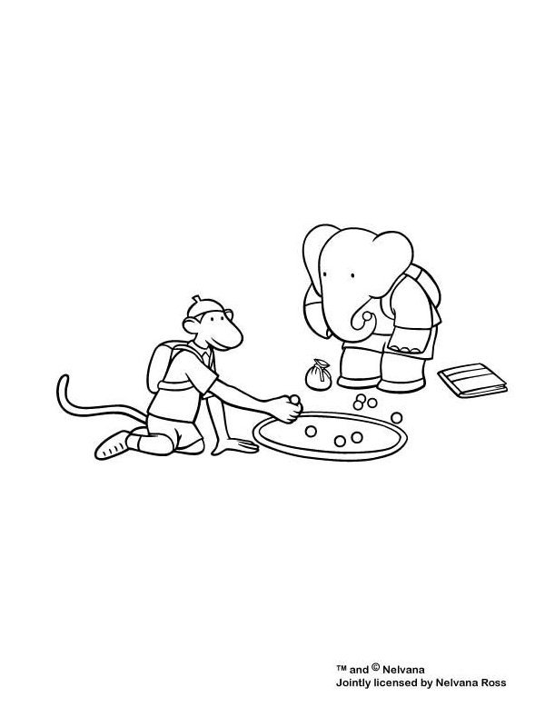 Coloring page: Babar (Cartoons) #27886 - Free Printable Coloring Pages