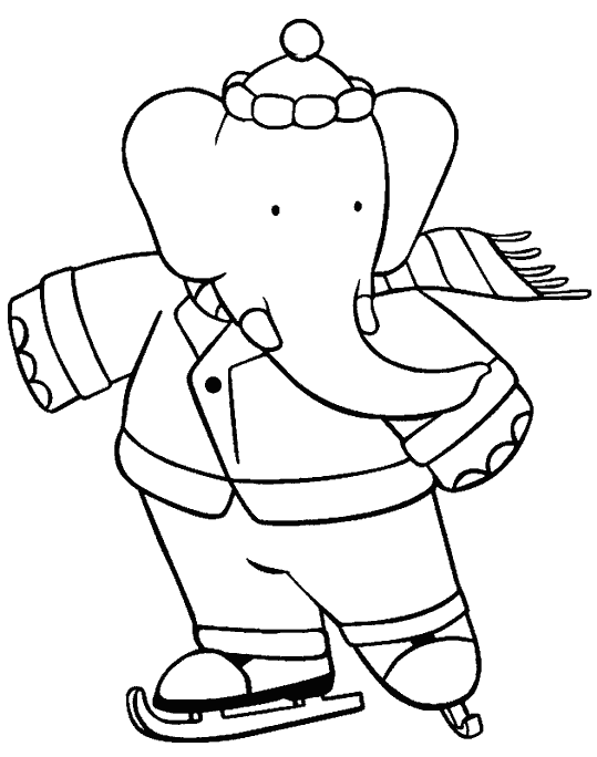 Coloring page: Babar (Cartoons) #27900 - Free Printable Coloring Pages