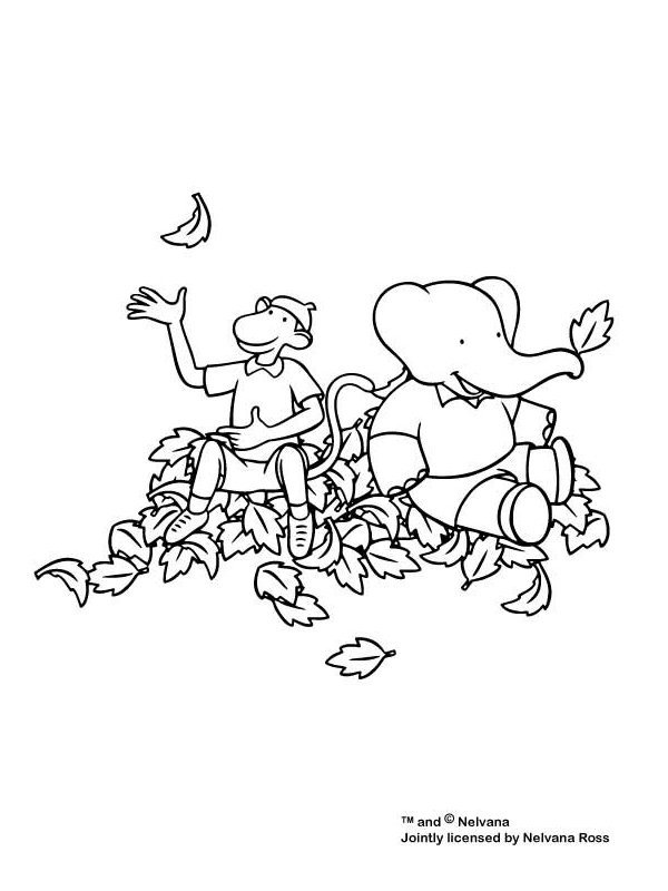 Coloring page: Babar (Cartoons) #27928 - Free Printable Coloring Pages