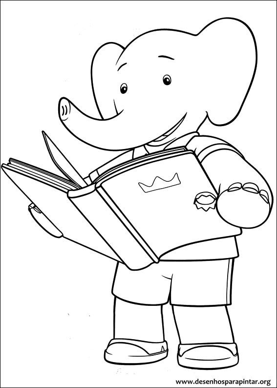 Coloring page: Babar (Cartoons) #27943 - Free Printable Coloring Pages