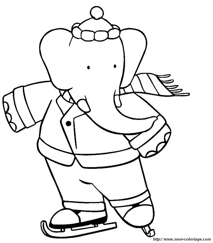 Coloring page: Babar (Cartoons) #27944 - Free Printable Coloring Pages