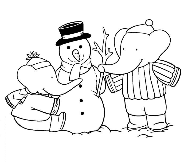 Coloring page: Babar (Cartoons) #27951 - Free Printable Coloring Pages