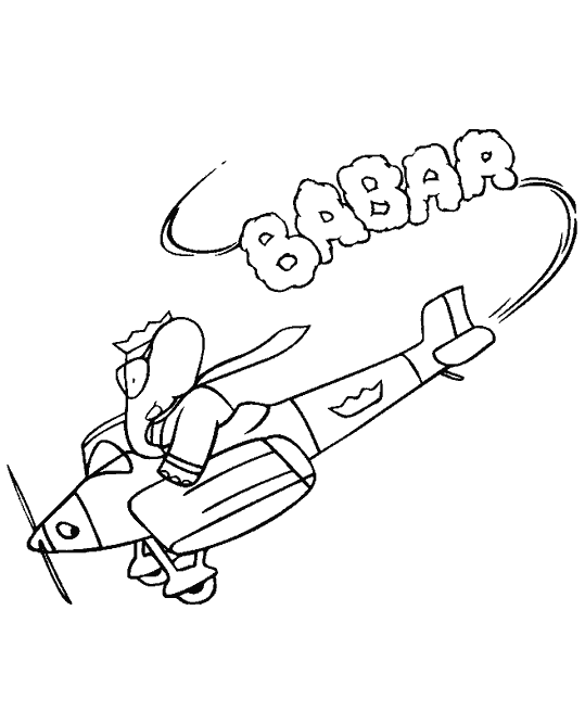 Coloring page: Babar (Cartoons) #27977 - Free Printable Coloring Pages
