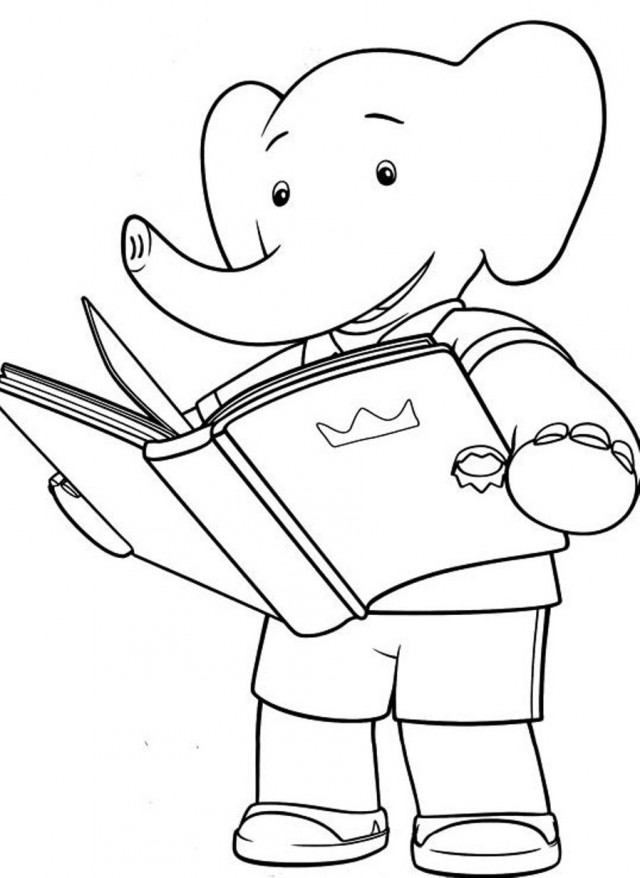 Coloring page: Babar (Cartoons) #28056 - Free Printable Coloring Pages