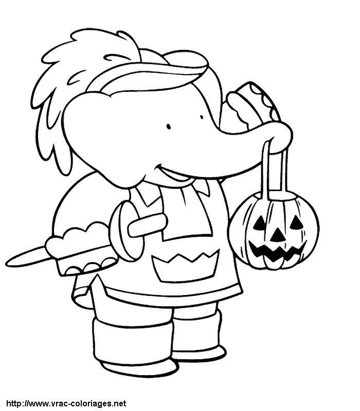 Coloring page: Babar (Cartoons) #28065 - Free Printable Coloring Pages