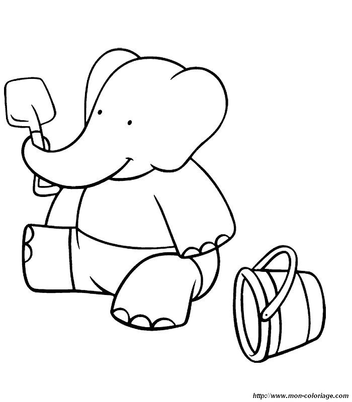 Coloring page: Babar (Cartoons) #28112 - Free Printable Coloring Pages