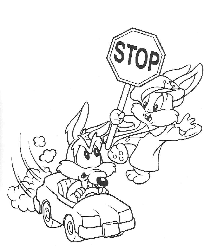 Coloring page: Baby Looney Tunes (Cartoons) #26515 - Free Printable Coloring Pages
