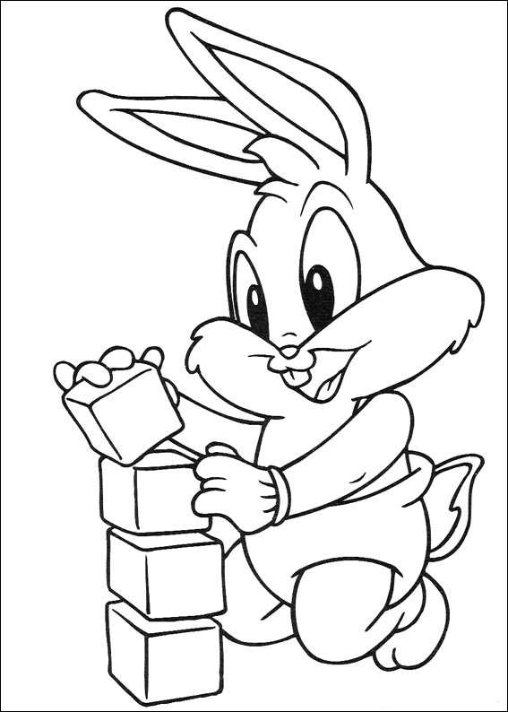 Coloring page: Baby Looney Tunes (Cartoons) #26518 - Free Printable Coloring Pages