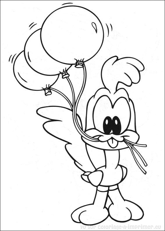 Coloring page: Baby Looney Tunes (Cartoons) #26519 - Free Printable Coloring Pages