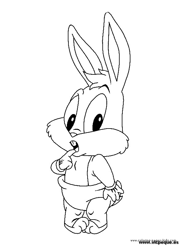 baby bugs bunny and friends coloring pages