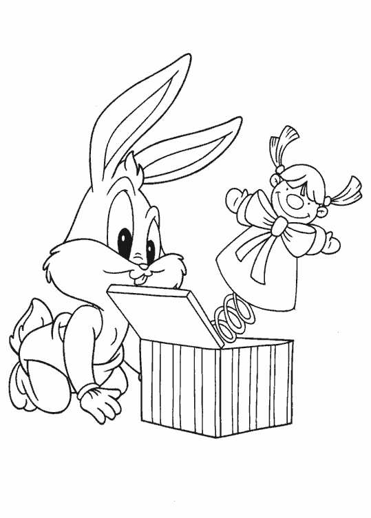 Coloring page: Baby Looney Tunes (Cartoons) #26524 - Free Printable Coloring Pages