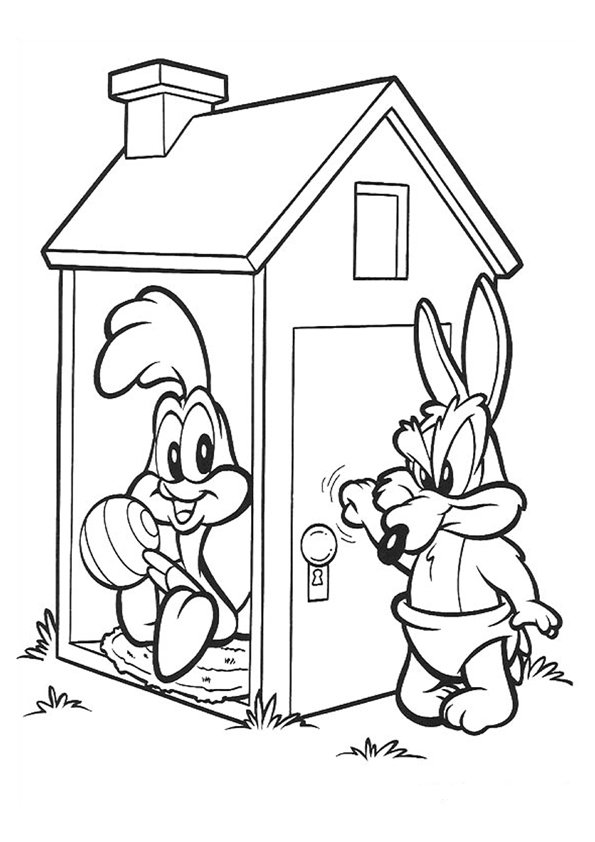 Coloring page: Baby Looney Tunes (Cartoons) #26539 - Free Printable Coloring Pages