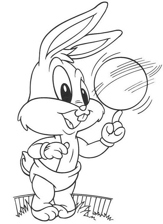 Coloring page: Baby Looney Tunes (Cartoons) #26546 - Free Printable Coloring Pages