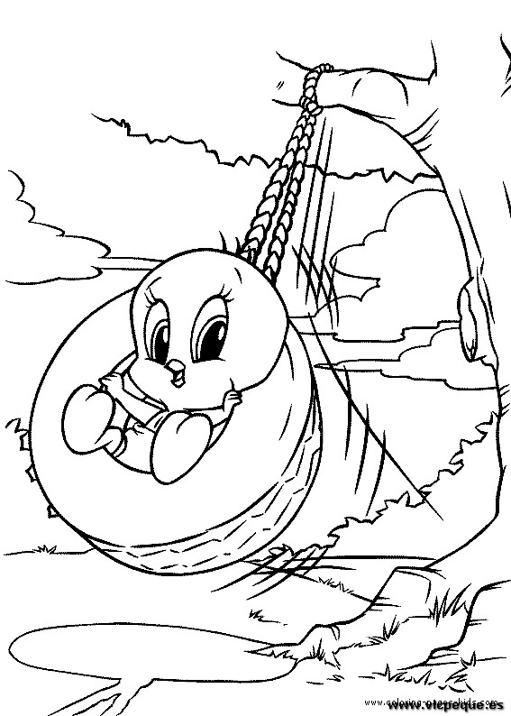 Coloring page: Baby Looney Tunes (Cartoons) #26548 - Free Printable Coloring Pages